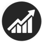 Business success chart illustration
